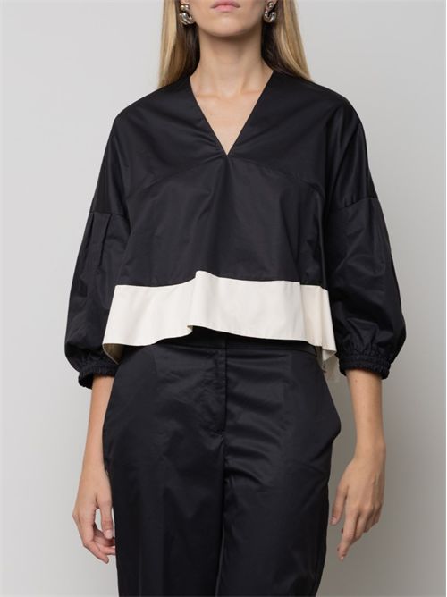 Blusa con manica arricciata KAOS | SP1MR014/0001